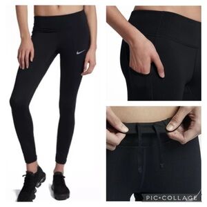 Nike Dri-Fit Power Racer Running Tights Leggings Women’s size Large